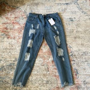 Blank Paige - By Together High Rise Jean Distressed